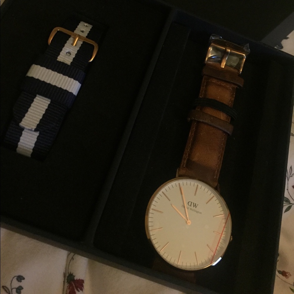 DW watch Durham watch 40mm + nato strap gift set